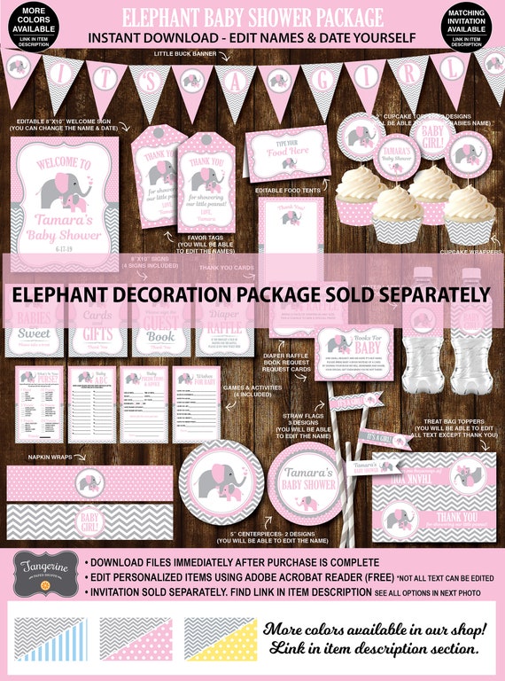 Baby Elephant Cupcake Toppers for Baby Shower Birthday Party Decorations 20 Count urwonderbox Blue Baby Elephant Cupcake Toppers for Baby Shower Birthday Party Decorations 20 Count urwonderbox Blue