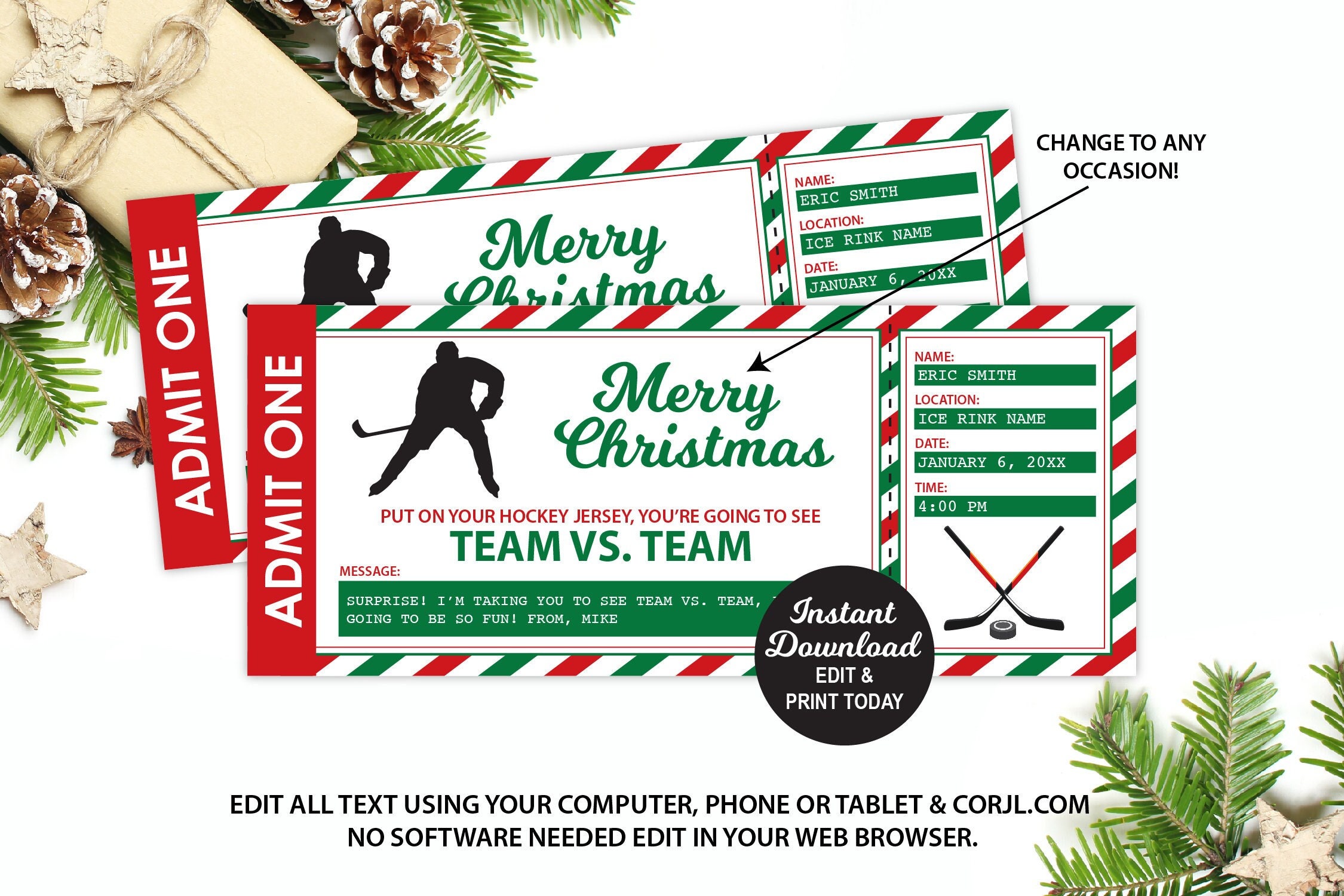 Columbus Blue Jackets Nhl Ice Hockey Christmas Santa Hat AOP Print