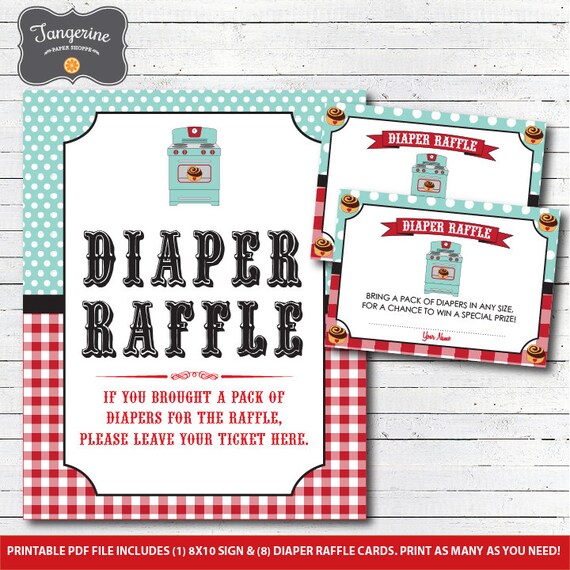 Bun In The Oven Diaper Raffle Sign And Cards DIY Printable PDF File bun-in-the-oven-diaper-raffle-sign-and-cards-diy-printable-pdf-file