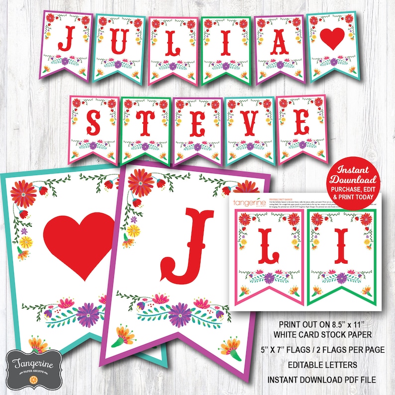 Fiesta Buffet Cards Fiesta Birthday INSTANT DOWNLOAD Mexican Fiesta Baby Shower Food Labels Fiesta Engagement Food Labels Printable