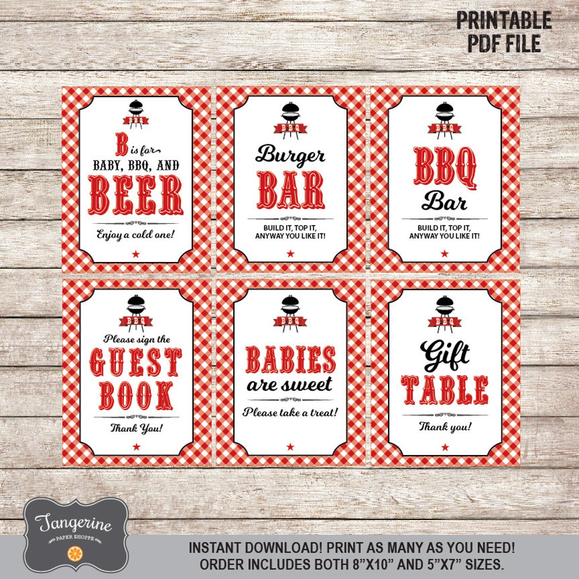 Baby Q Diaper Raffle Sign BBQ Baby Shower Sign Baby Q Etsy