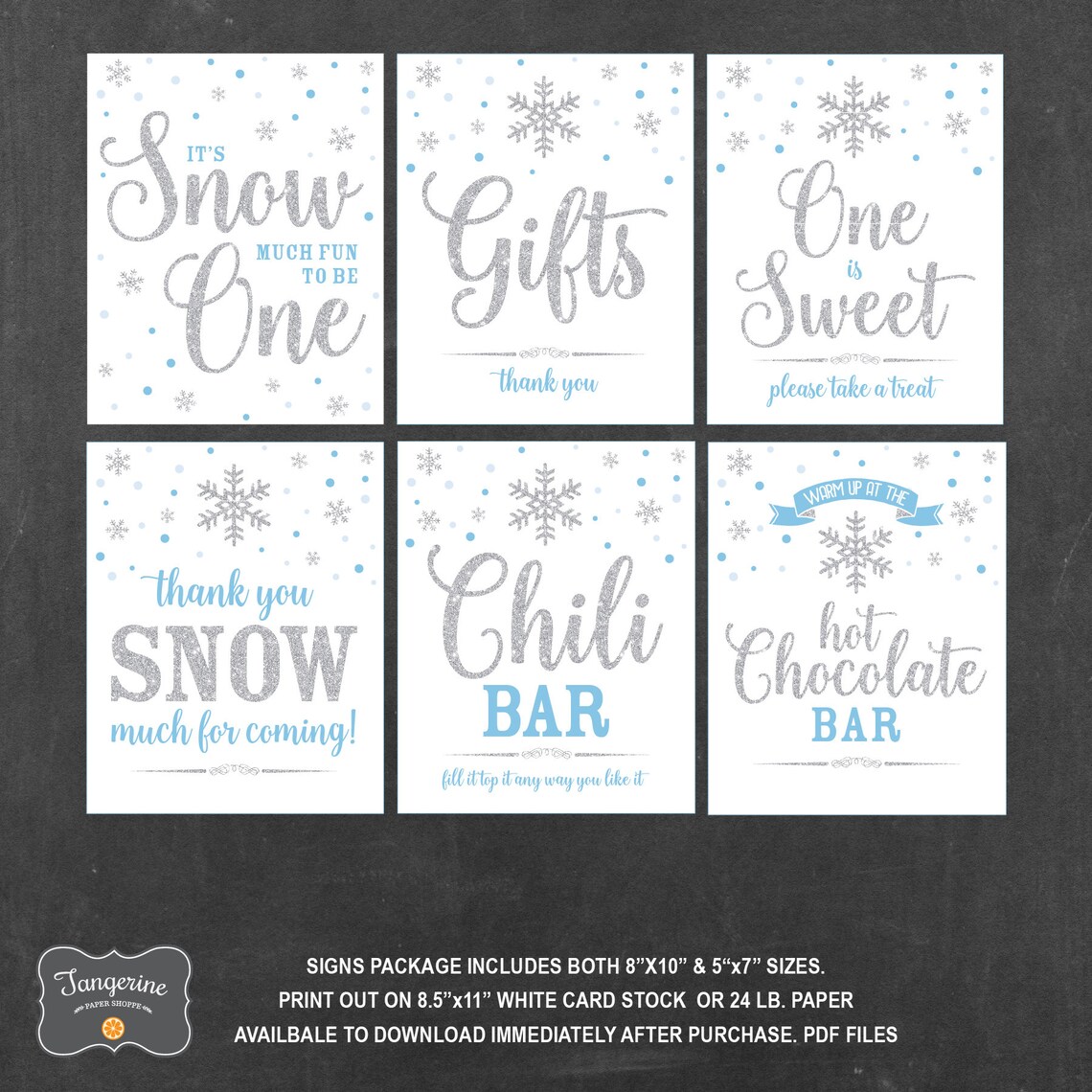 Winter ONEderland Monthly Photo Banner First Year Banner Blue | Etsy
