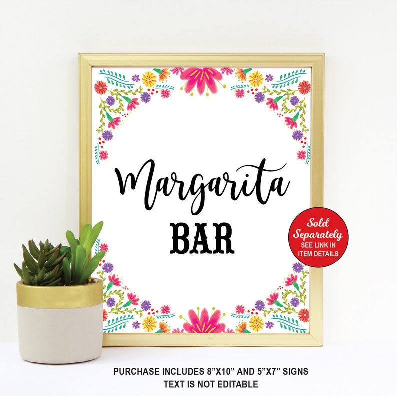 Fiesta Bridal Shower Welcome Sign, Fiesta Shower Sign, Fiesta Bridal Shower Yard Sign, Printable Easel Sign, Fiesta Poster Sign image 10