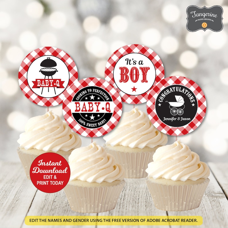 bbq baby shower cake