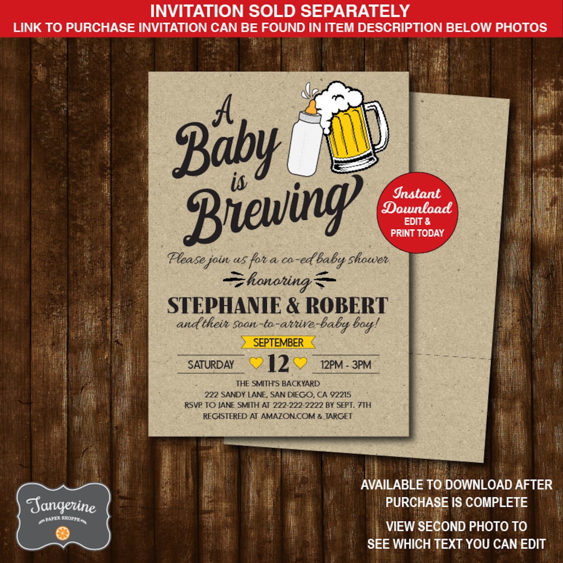 Pacifier Pong Game A Baby is Brewing Game Baby Shower Game Etsy