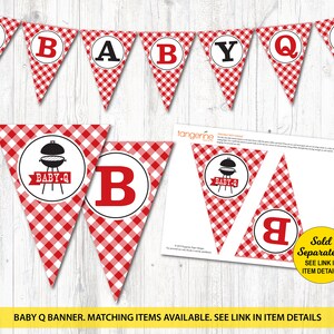 Baby Q Diaper Raffle Sign, BBQ Baby Shower Sign, Baby Q Decorations, Printable PDF File, Instant Download image 5