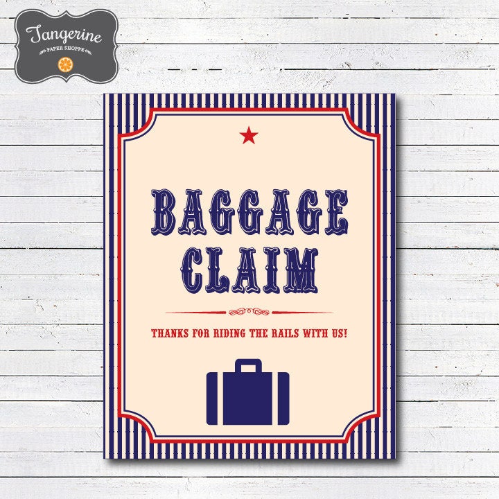 Train Baggage Claim Sign Train Favors Party Sign Printable Etsy train-baggage-claim-sign-train-favors-party-sign-printable-etsy