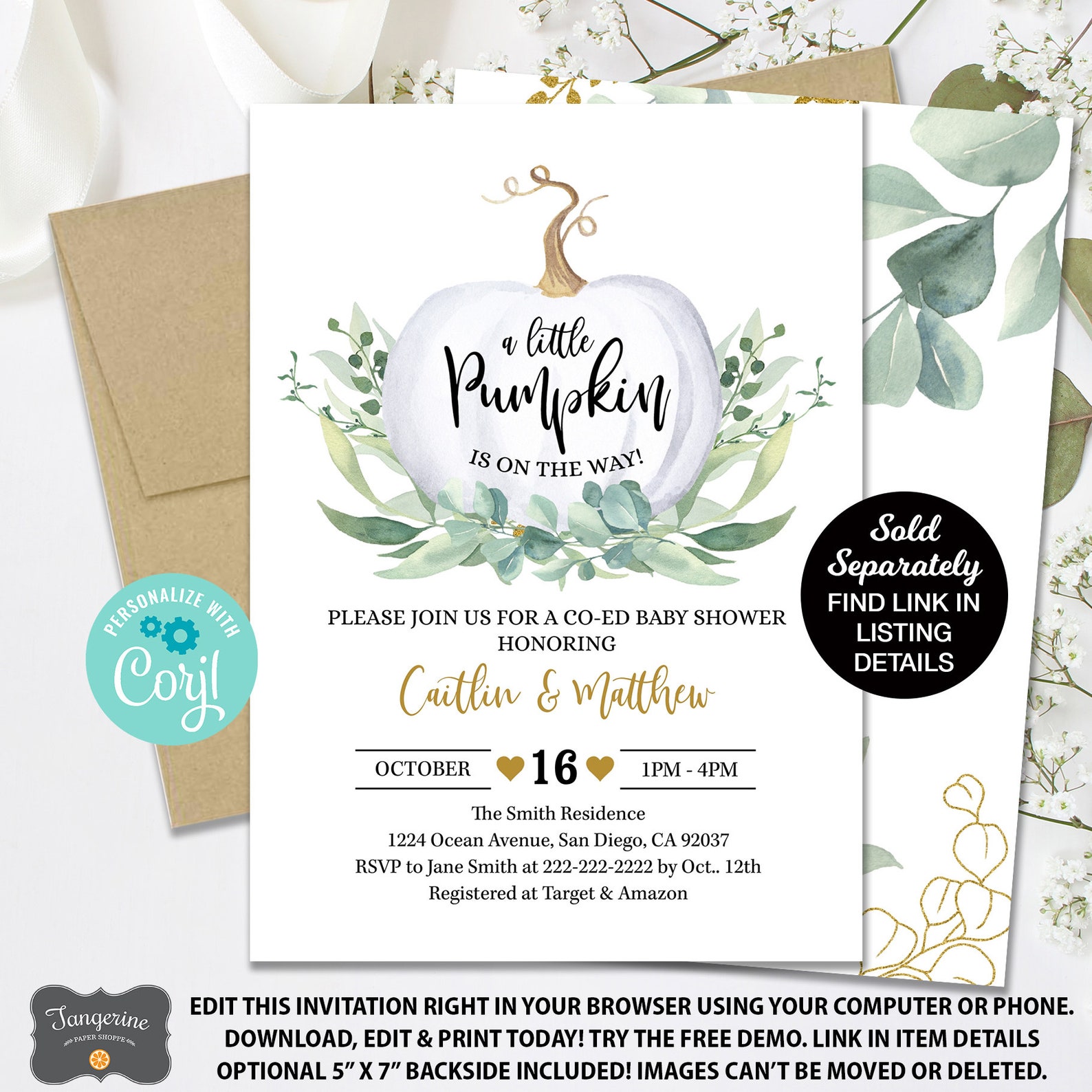 Pacifier Pong Game White Pumpkin Baby Shower Game Beer Pong Etsy