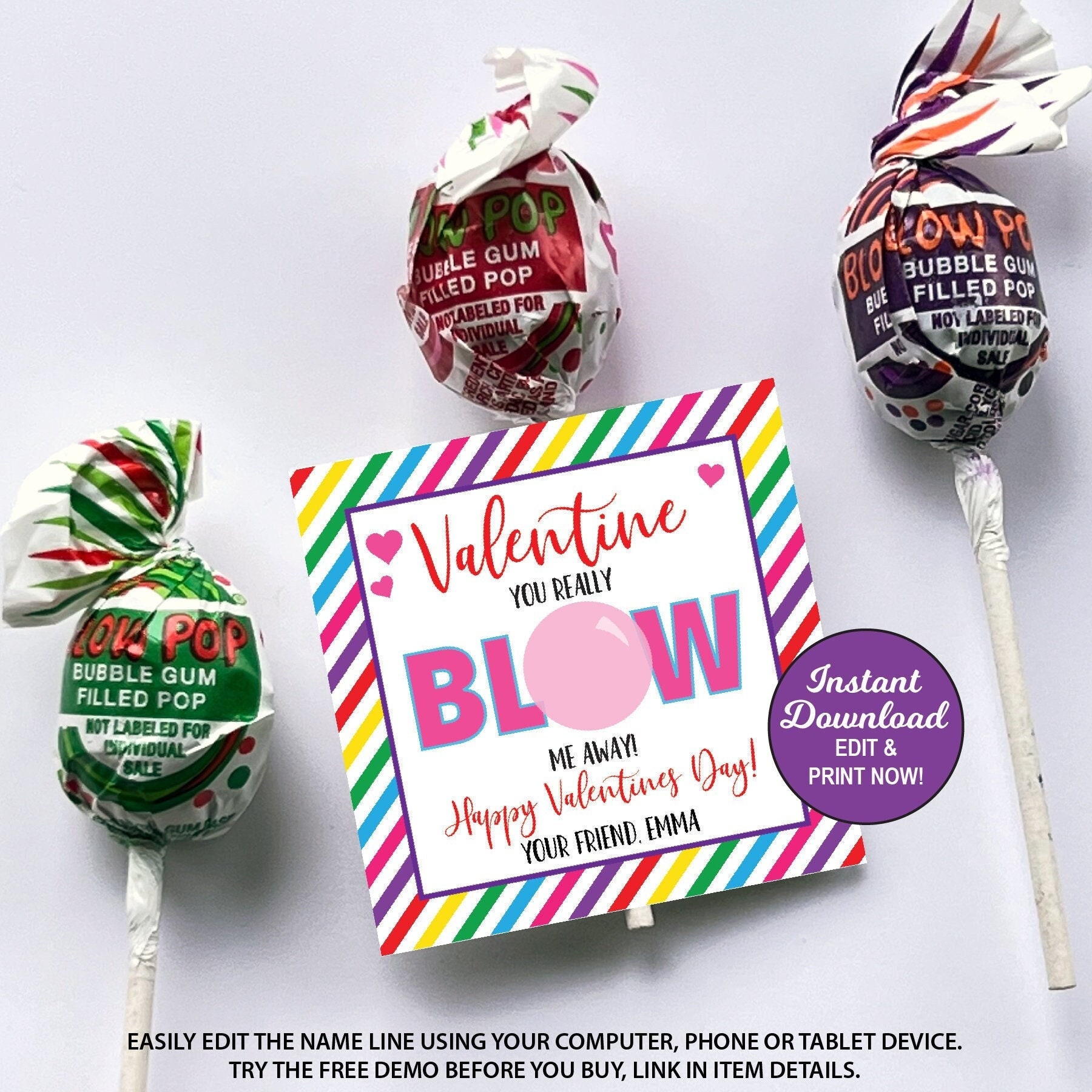blow-pop-valentines-day-card-gum-valentines-tag-kids-valentine-card-school-valentines-cards-candy-printable-valentine-valentine-tag-etsy