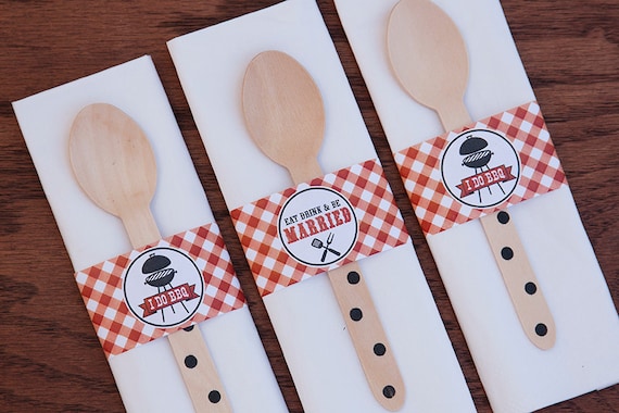 I Do Bbq Napkin Rings Printable Napkin Rings I Do Bbq Couples