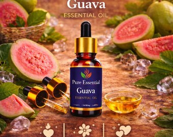 Pure Essential Guava Fragrance Oil – Sweet Tropical Aroma for Diffusers, Candles, Soap