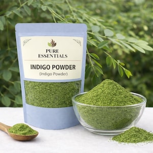 Polvo índigo natural / Colorante capilar vegetal y tinte a base de hierbas