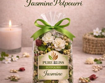 Reiner Jasmin Potpourri - Duftmischung, dekorative Pflanzen (Geschenk Dekor)