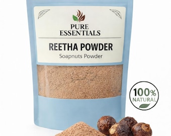 Natural Reetha Powder | Plant-Based Cleansing, Multipurpose Use