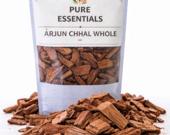 Arjun Chhal Whole | Dried Arjun Bark Pieces | Traditional Botanical Supply | Pure Essential