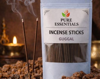 Guggal Doft Rökelse Sticks Guggul Resin Aroma Indian Agarbatti Pure Essentials