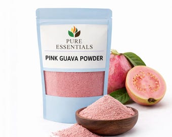 Pink Guava Powder | Natural Tropical Smoothie & Baking Ingredient