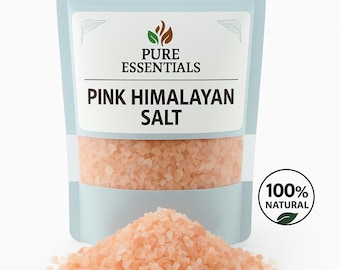 Natural Himalayan Pink Salt | Food-Grade Mineral Crystals