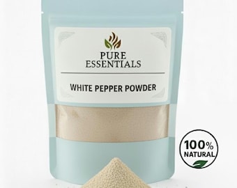 Natural White Pepper Powder | Fresh Ground Safed Mirch Spice
