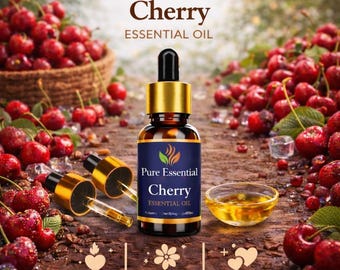 Pure Essential Cherry Fragrance Oil – Sweet Fruity Aroma for Diffusers, Candles, Soap