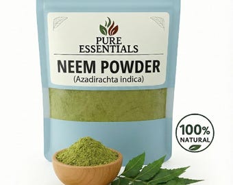 Dry Neem Powder | 100 percent Pure Azadirachta Indica Leaf Powder | Natural Herbal Powder  | Ayurvedic Neem Powder