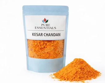 Kesar Chandan Tilak Powder – Traditional Saffron Sandalwood Blend for Ritual Use