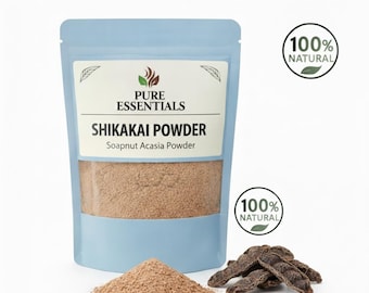 Shikakai Powder | Acacia Concinna | Natural and organic | Traditional Herbal Powder | Plant Based Cleaning Powder | Cultivated in farm