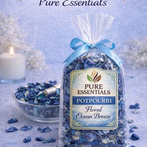 Potpourri Brezza Oceanica Pure Essentials – Fragranza per ambienti floreale e botanica