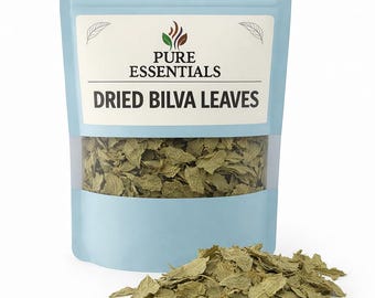 Dry Bilva Leaves | Aegle Marmelos Leaves | Natural Botanical Leaves | Craft, Ritual & Collection Use