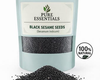 Pure Essentials Czarne nasiona sezamu: pełnowartościowy składnik kulinarny azjatyckich przepisów