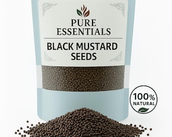 Organic Black Mustard Seeds: Whole Spice for Cooking & Pickling