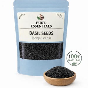 Basilicumzaadjes | Natuurlijke Tukmaria voor culinair gebruik