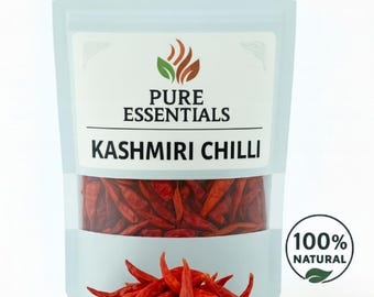 Sun-Dried Kashmiri Red Chilli Pods | Mild Indian Spice
