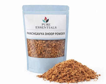 Panchgavya Dhoop Pulver – Traditionelle Räuchermischung für Rituale & Heimgebrauch