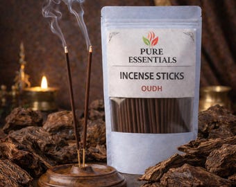 Oudh Doft Rökelsepinnar Agarwood Aroma Indisk Agarbatti Träig Hemdoft Pure Essentials