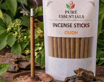 Bambus Less Oudh Räucherstäbchen | Reichhaltiger holziger Raumduft