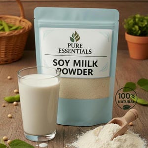 Soy Milk Powder | Plant Based Milk Alternative | Vegan Dairy-Free Powder | Multipurpose Food Ingredient | Natural Soy Powder