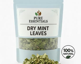 Natural Dry Mint Leaves | Herbal Tea, Cooking & Seasoning