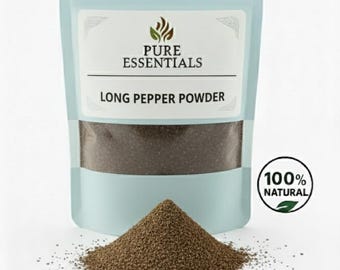 Poivre long en poudre de qualité supérieure Pippali, épice moulue naturelle et aromatique pour la cuisine et la santé