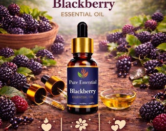 Pure Essential Blackberry Fragrance Oil – Sweet Berry Aroma for Diffusers, Candles, Soap
