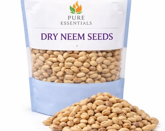 Pure Essential Getrocknete Neem-Samen - Ganze Neem Beej für Gartenarbeit, DIY-Mischungen