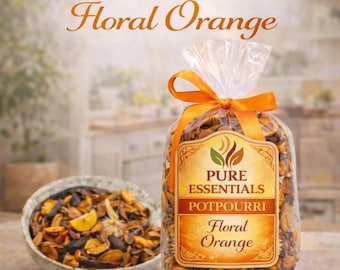 Pure Essentials Floral Orange Potpourri – Citrus Botanical Home Fragrance
