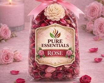 Pure Essentials Jasmine Potpourri – Dried Botanical Floral Fragrance Mix