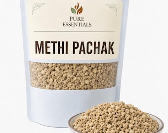 Methi Pachak Bockhornsklövergodis Traditionell indisk Methi Goli Kryddad konfektyr