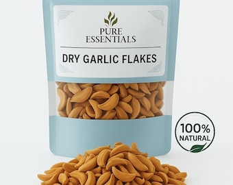 Copos de ajo seco / Especias naturales para la despensa