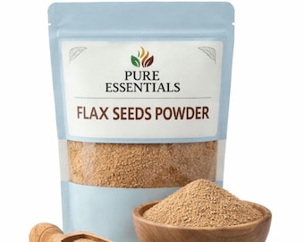Finely Ground Flax Seed Powder | Natural Plant-Based Ingredient
