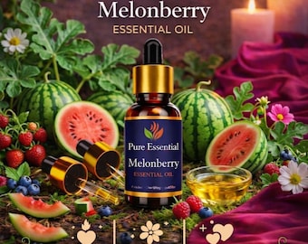 Pure Essential Melonberry Fragrance Oil – Sweet Fruity Aroma for Diffusers, Candles, Soap