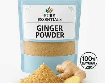 Natural Ginger Powder | Sun-Dried Ayurvedic Herbal Spice