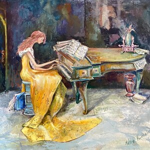 By The Fire - Original Artwork by Matiko Mamaladze