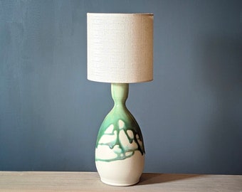 Green Table Lamp | Bookshelf Lamp | Housewarming Gift